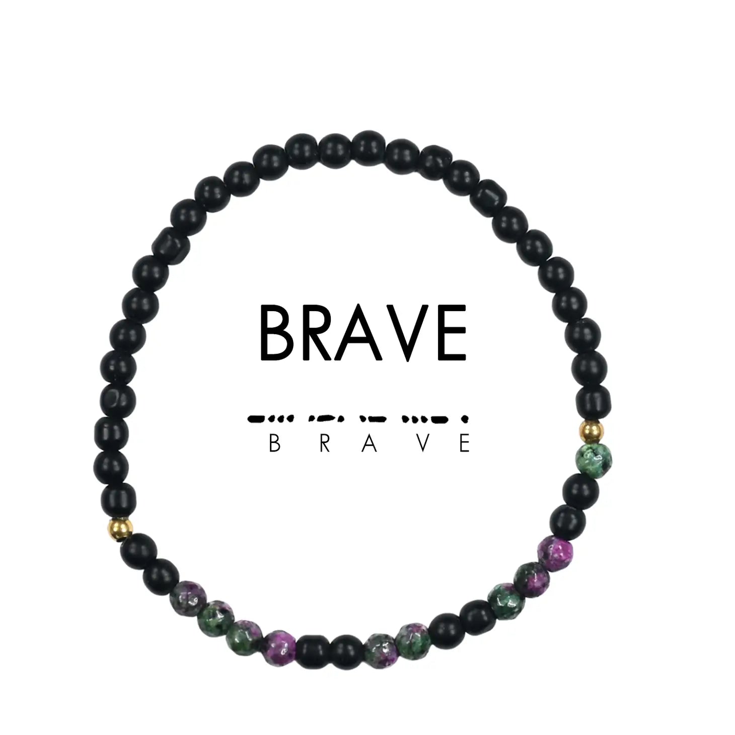 Morse Code Bracelet - Brave
