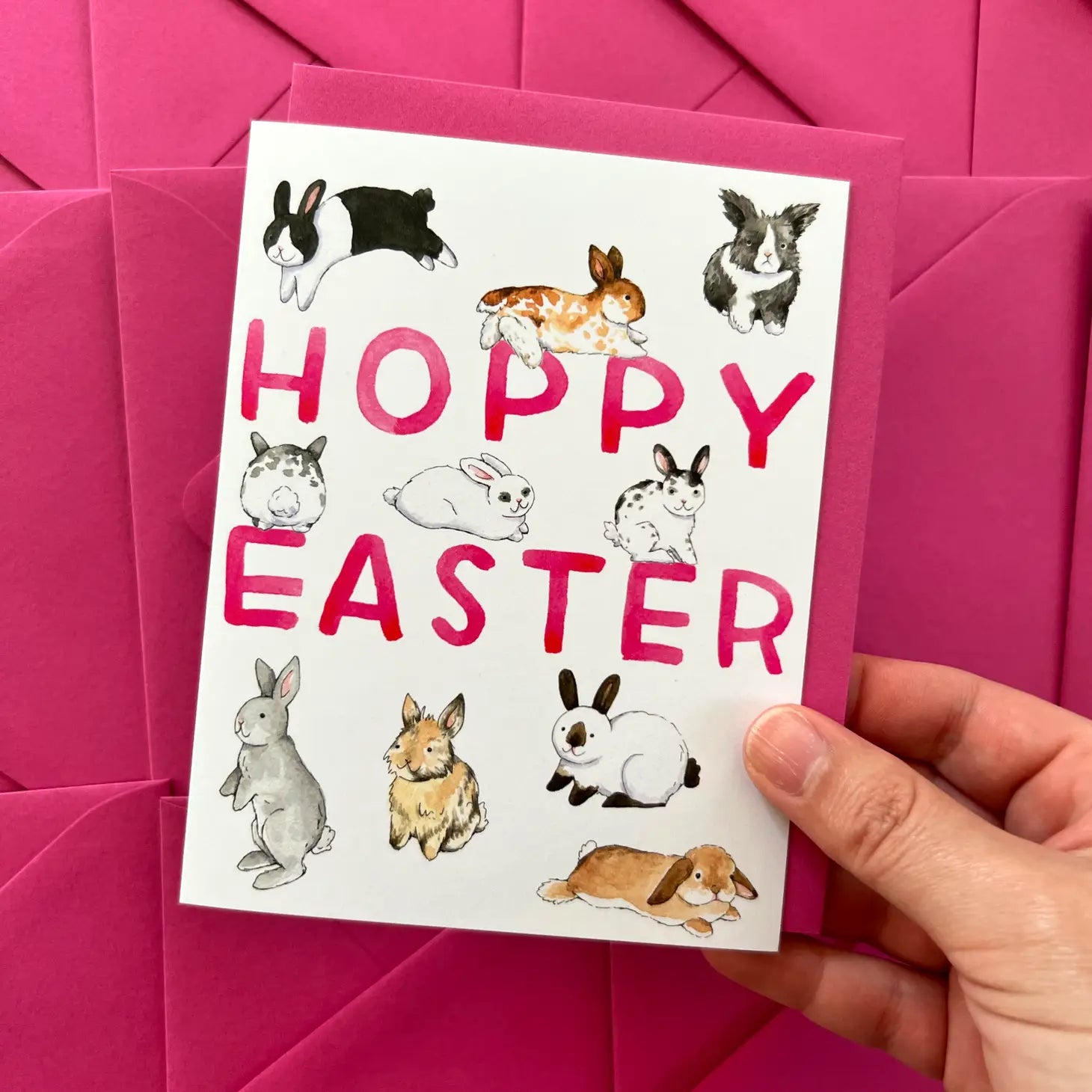 Hoppy Easter Bunnies Card