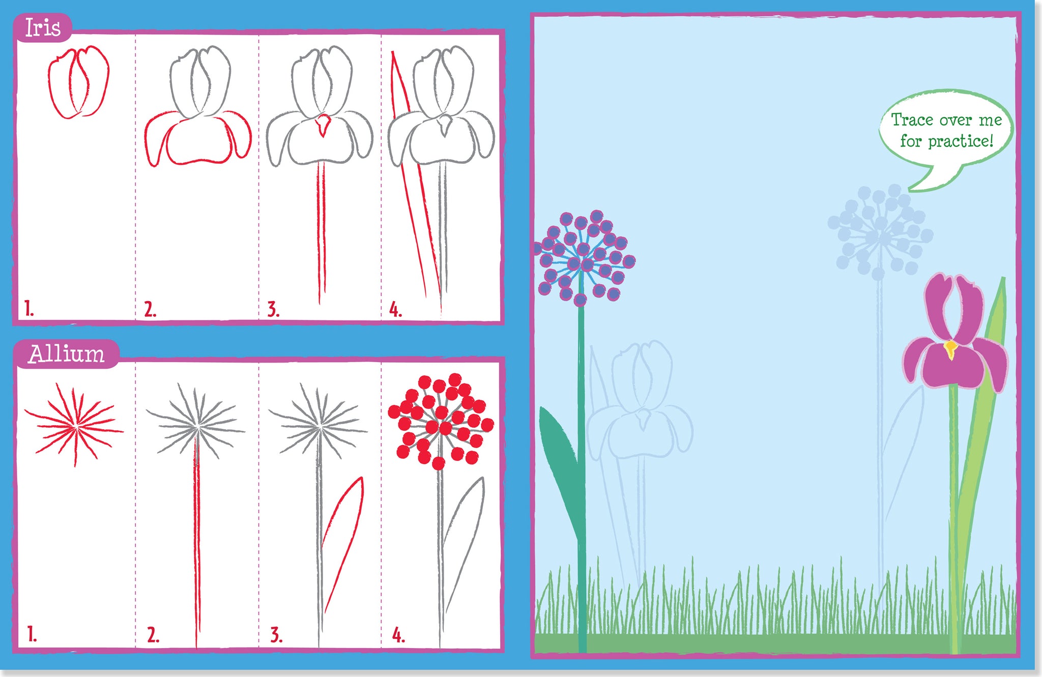Learn To Draw... Flower Garden!