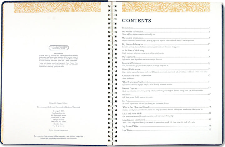 I'm Dead, Now What! Organization Notebook