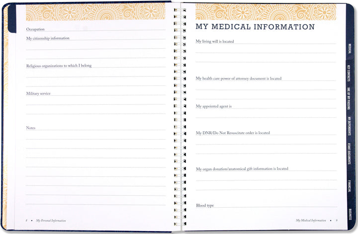 I'm Dead, Now What! Organization Notebook