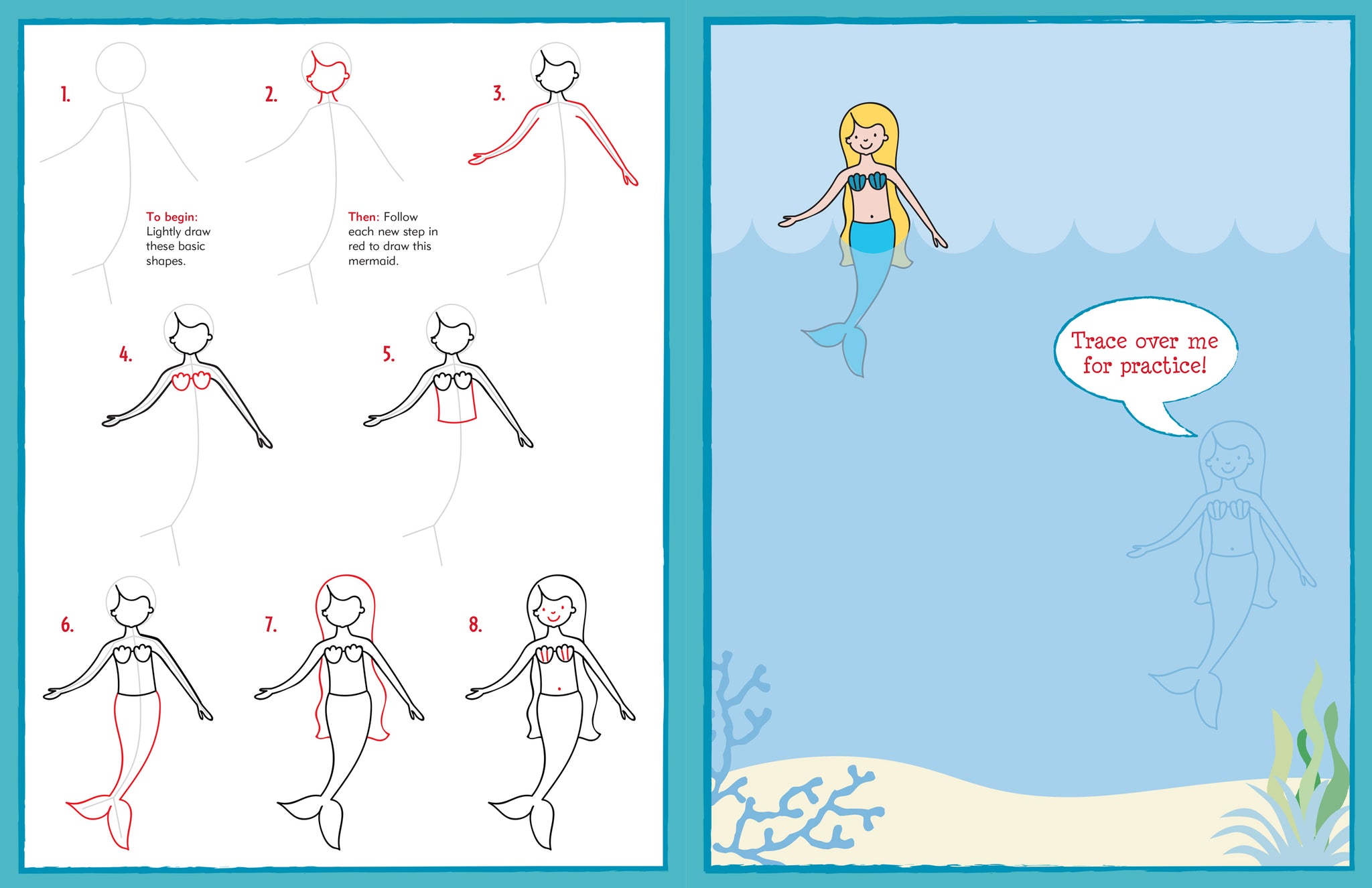 Learn To Draw... Unicorns, Mermaids, and More