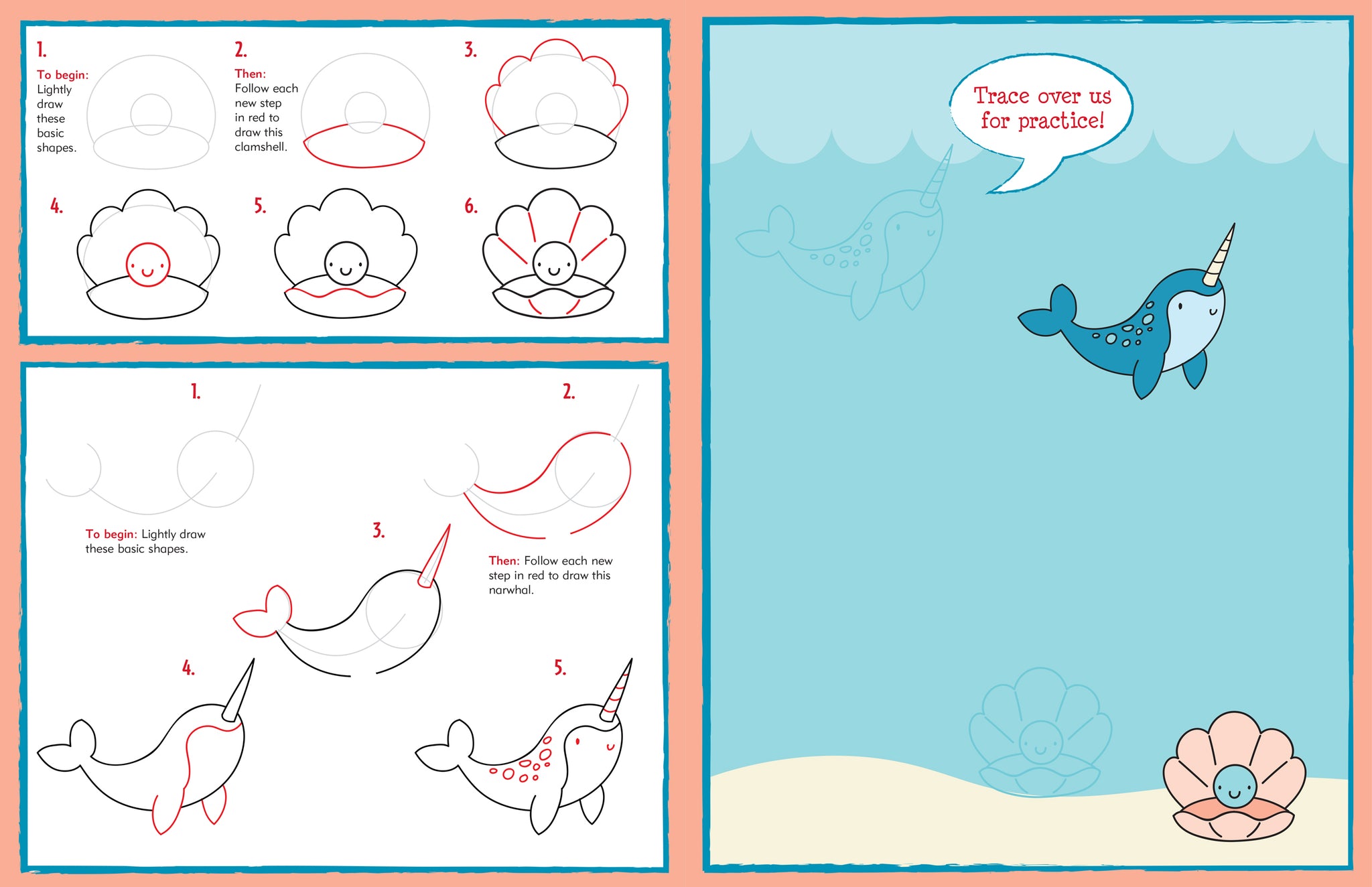Learn To Draw... Unicorns, Mermaids, and More
