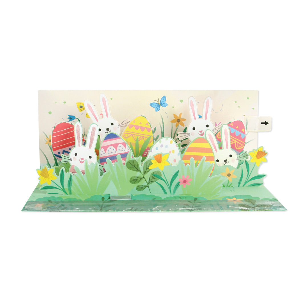 Festive Easter Panoramic Pop-up Card