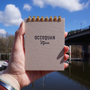 Occoquan Mini Jotter Notebook - Morning Fog