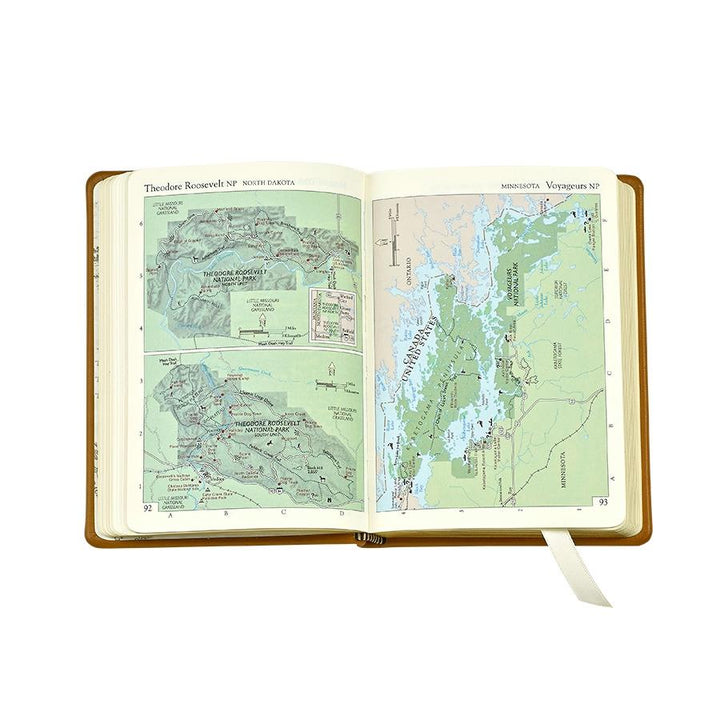 America Atlas: National Parks Leather Journals