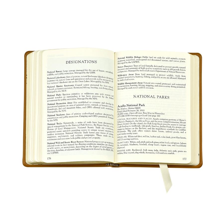 America Atlas: National Parks Leather Journals