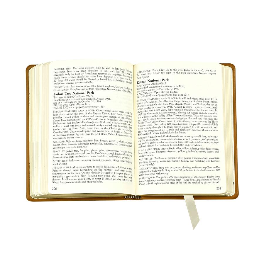 America Atlas: National Parks Leather Journals