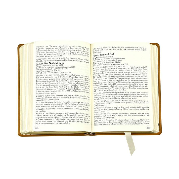 America Atlas: National Parks Leather Journals