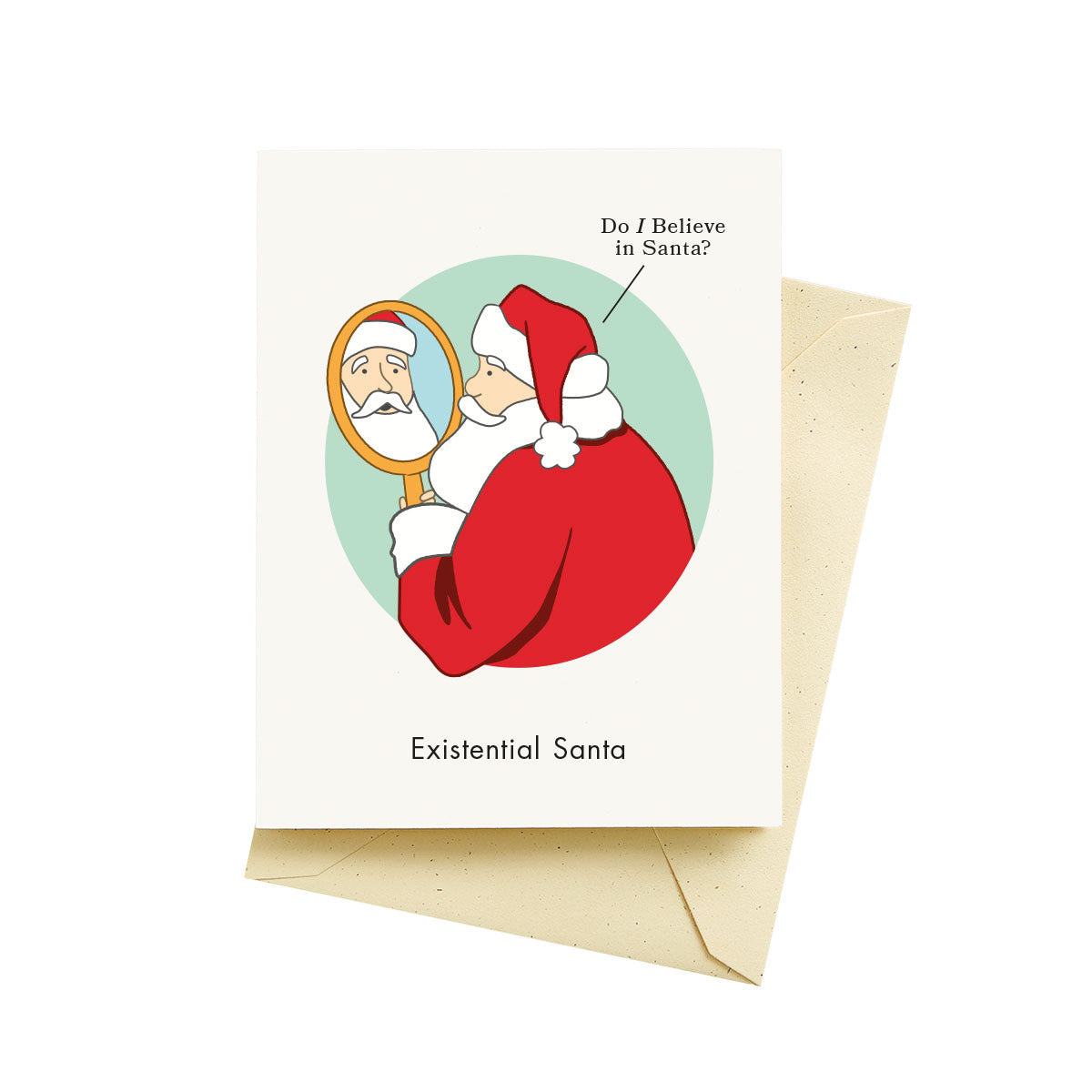 Existential Santa Holiday Card