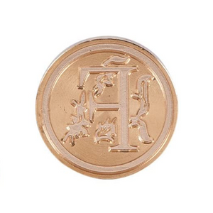 Wax Seal Stamp - Alphabet Round