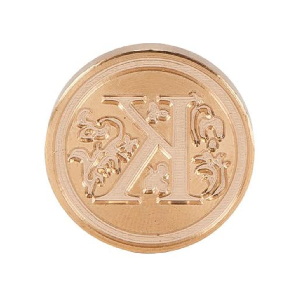 Wax Seal Stamp - Alphabet Round