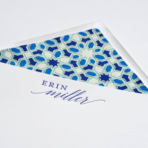Flat Notecards - Arabian Indigo 63
