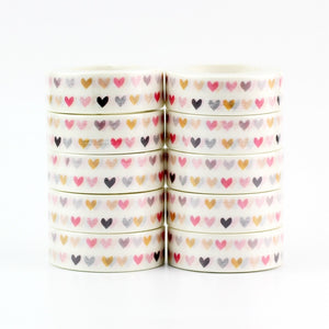Colorful Hearts Washi