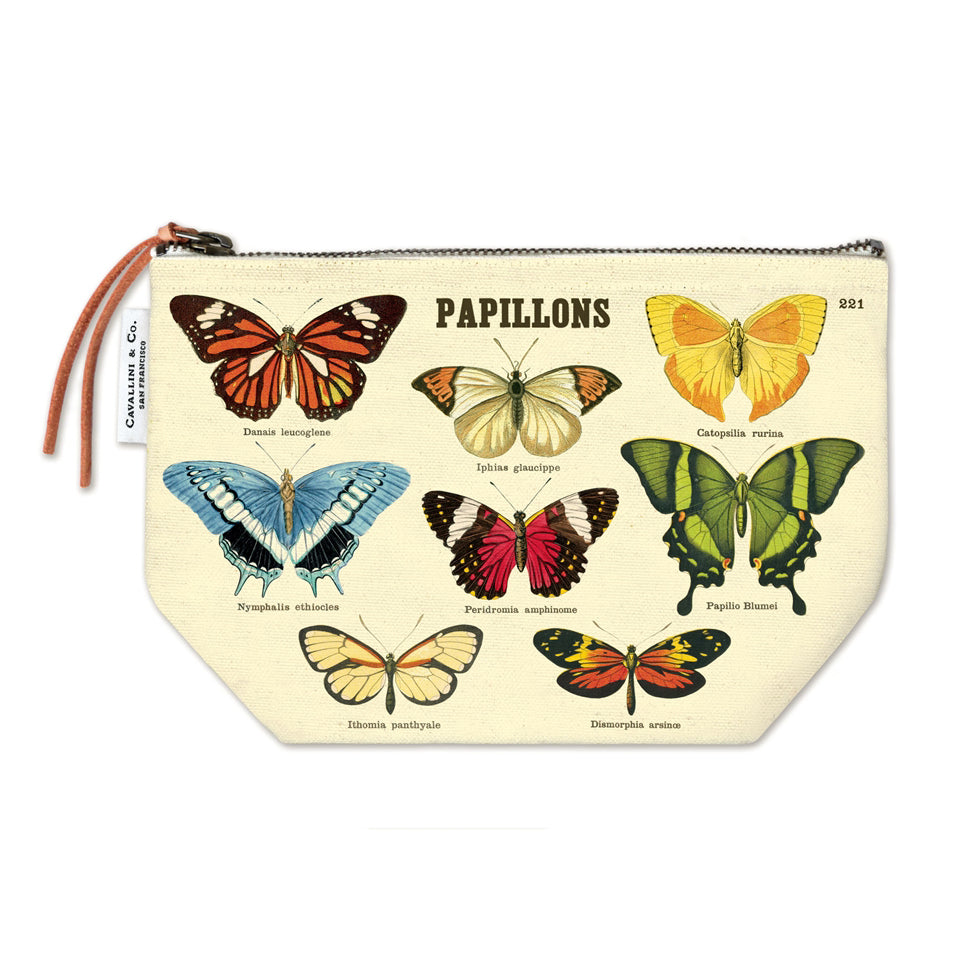 Butterflies Vintage Pouch