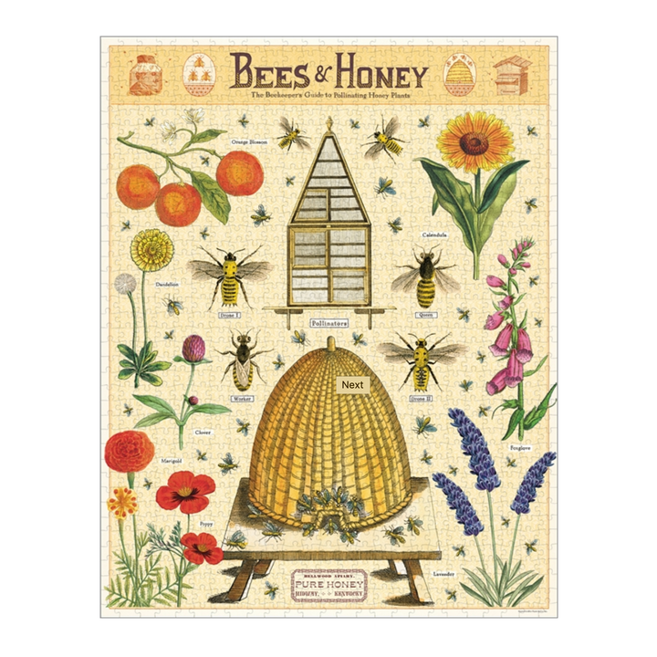 Bees and Honey 1,000 Piece Puzzle