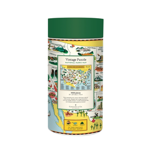 National Parks Map 1,000 Piece Puzzle