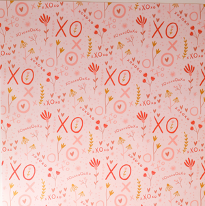 Valentines Wrapping Paper 30x417', Half Ream Roll