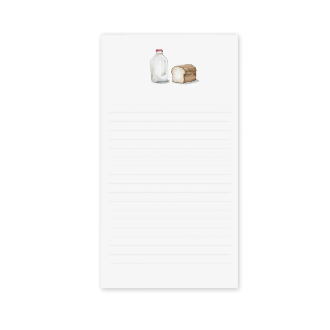 Milk and Bread Notepad