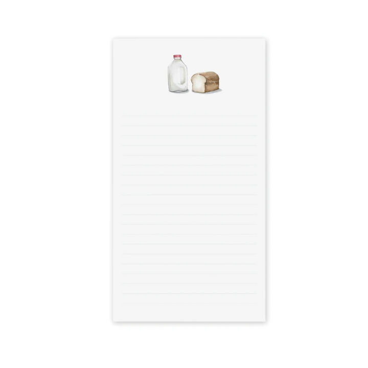 Milk and Bread Notepad