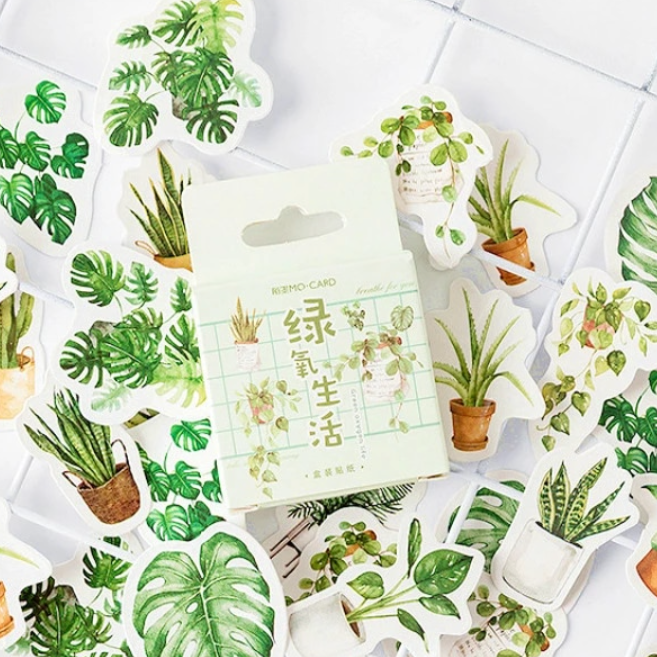 Plant Stickers - pack of 45