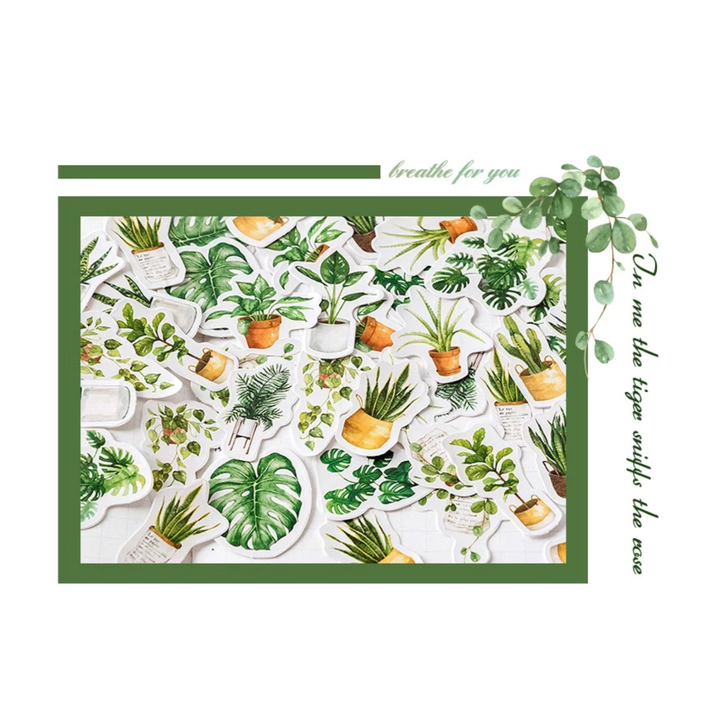 Plant Stickers - pack of 45