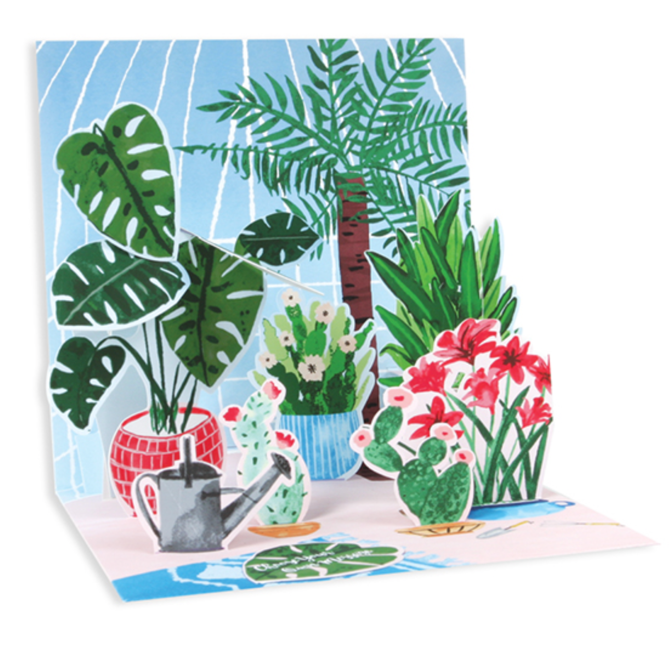 Greenhouse Treasures Pop-up Card
