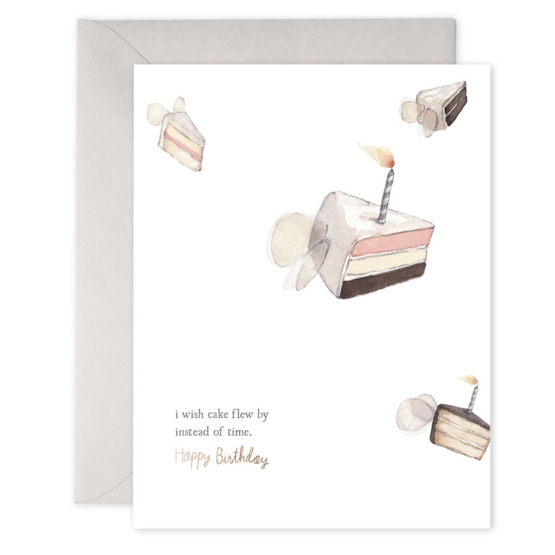 Flying Cake Card