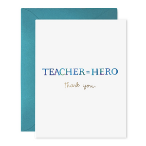 Teacher Hero Card