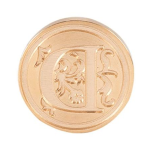 Wax Seal Stamp - Alphabet Round