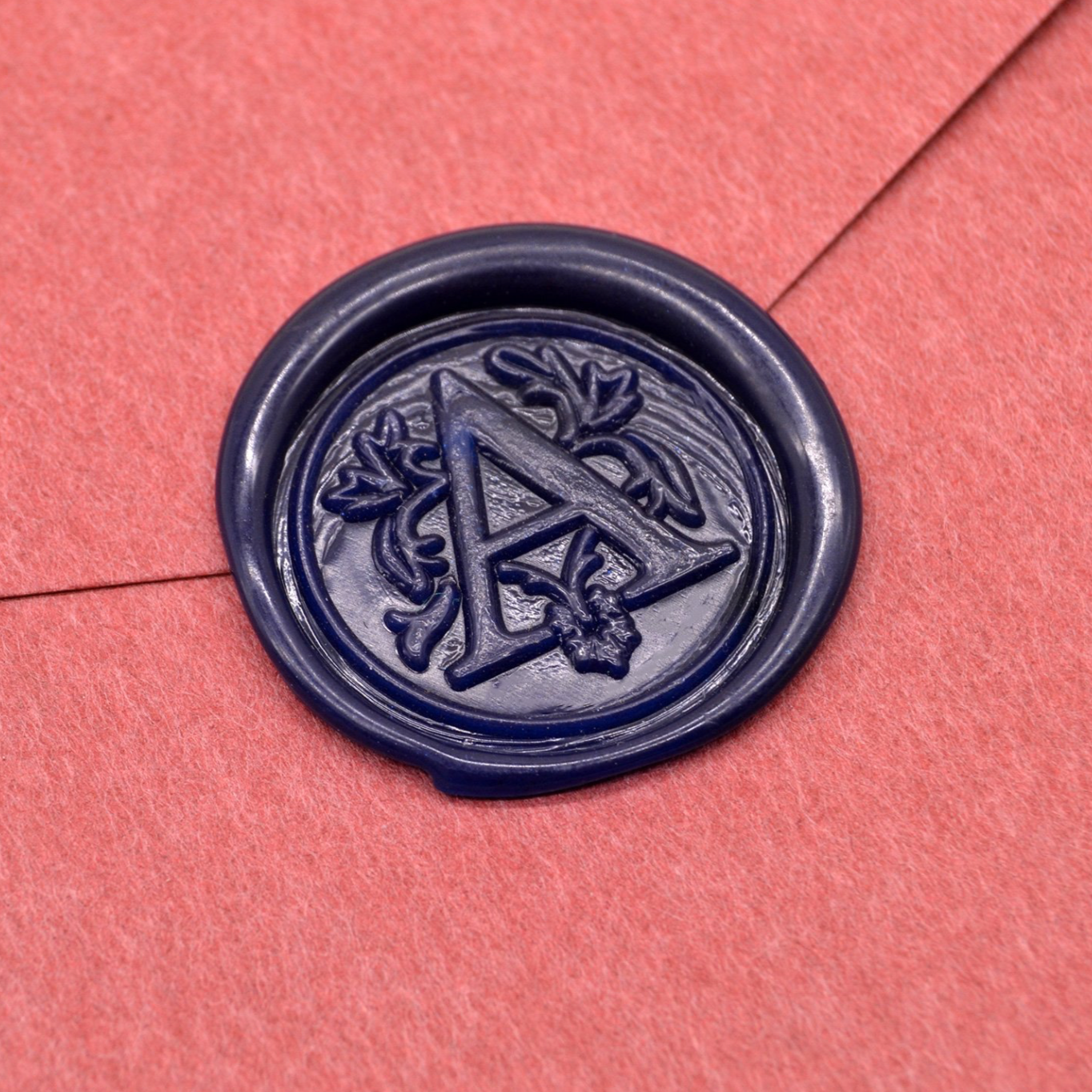 Wax Seal Stamp - Alphabet Round