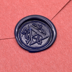 Wax Seal Stamp - Alphabet Round