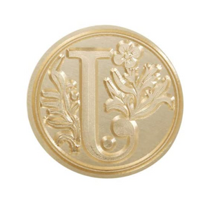 Wax Seal Stamp - Alphabet Round