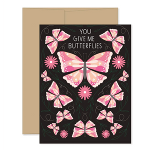 Give me Butterflies Card