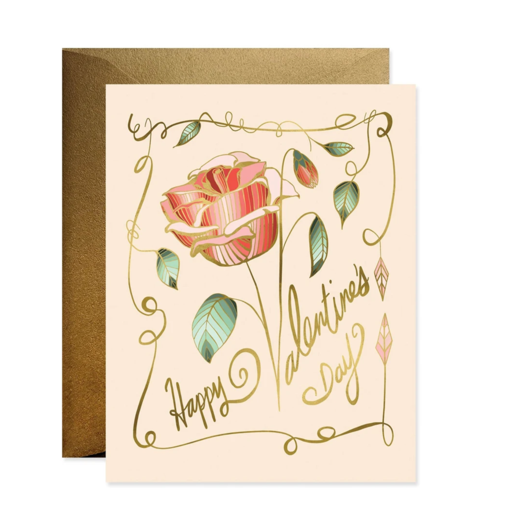 Nouveau Valentine Card