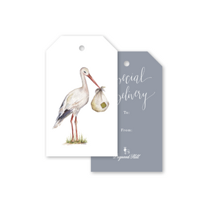 Stork Delivery Gift Tags (Set of 10)