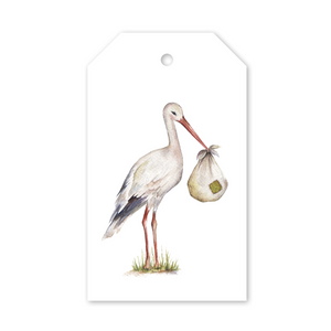 Stork Delivery Gift Tags (Set of 10)
