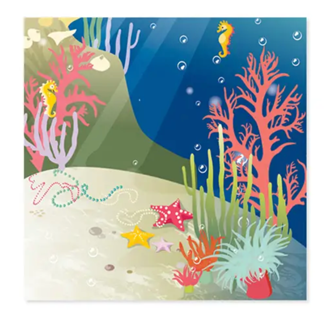 Mermaids Birthday Treasures Pop-up Card