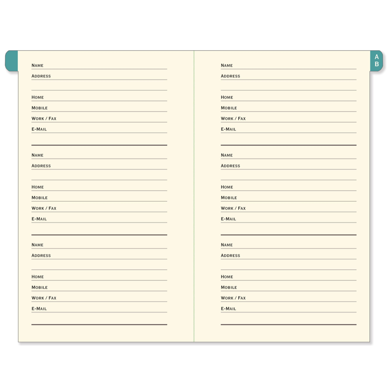 Feathers Address Book