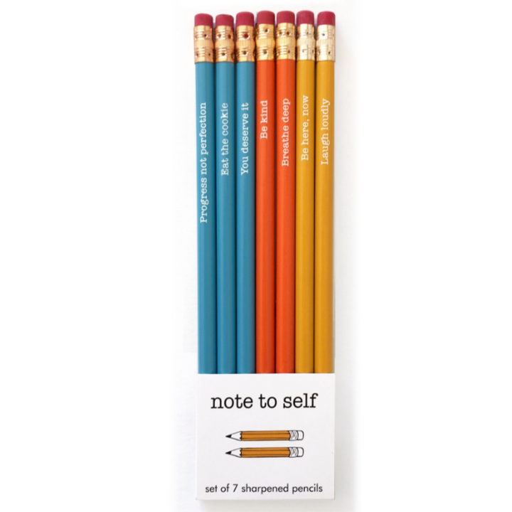 Note to Self Pencil Set