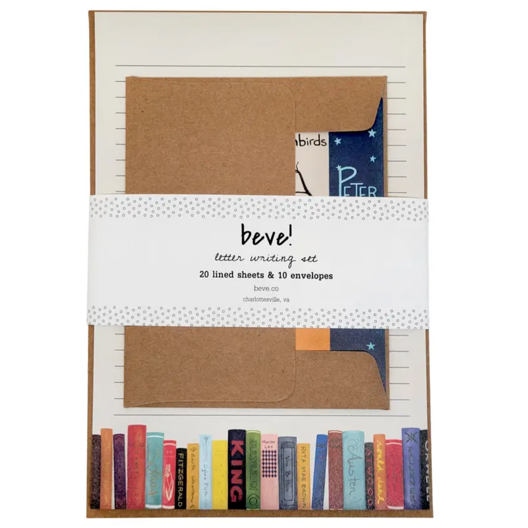 Bookshelf Letter Writing Set