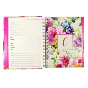 Peony Garden Large Address Book