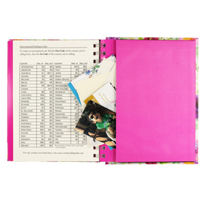Peony Garden Large Address Book