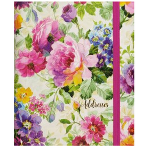 Peony Garden Large Address Book