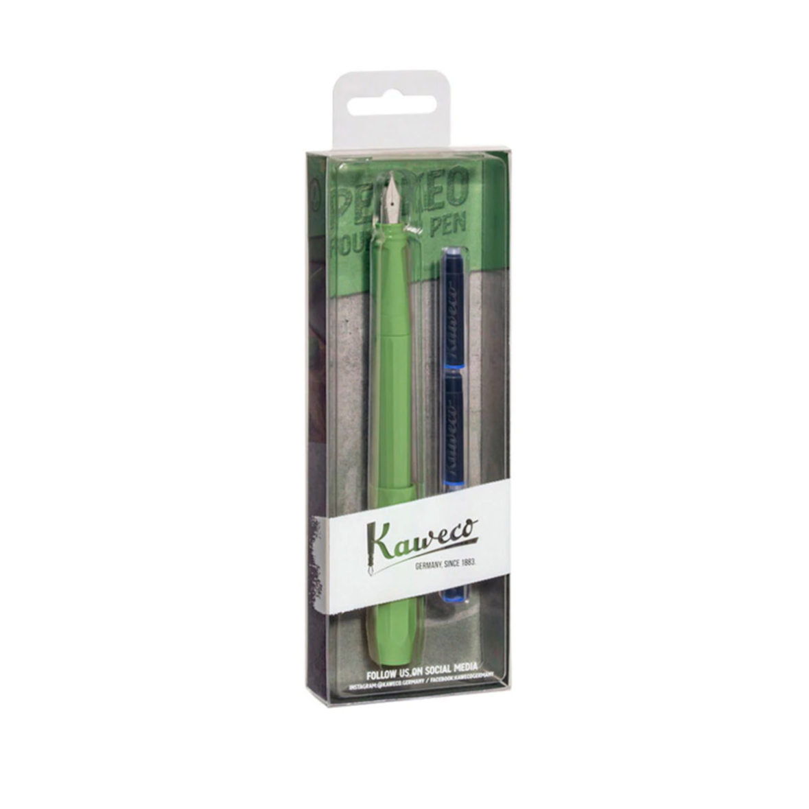 Perkeo Fountain Pen Pack - Jungle Green (Medium)
