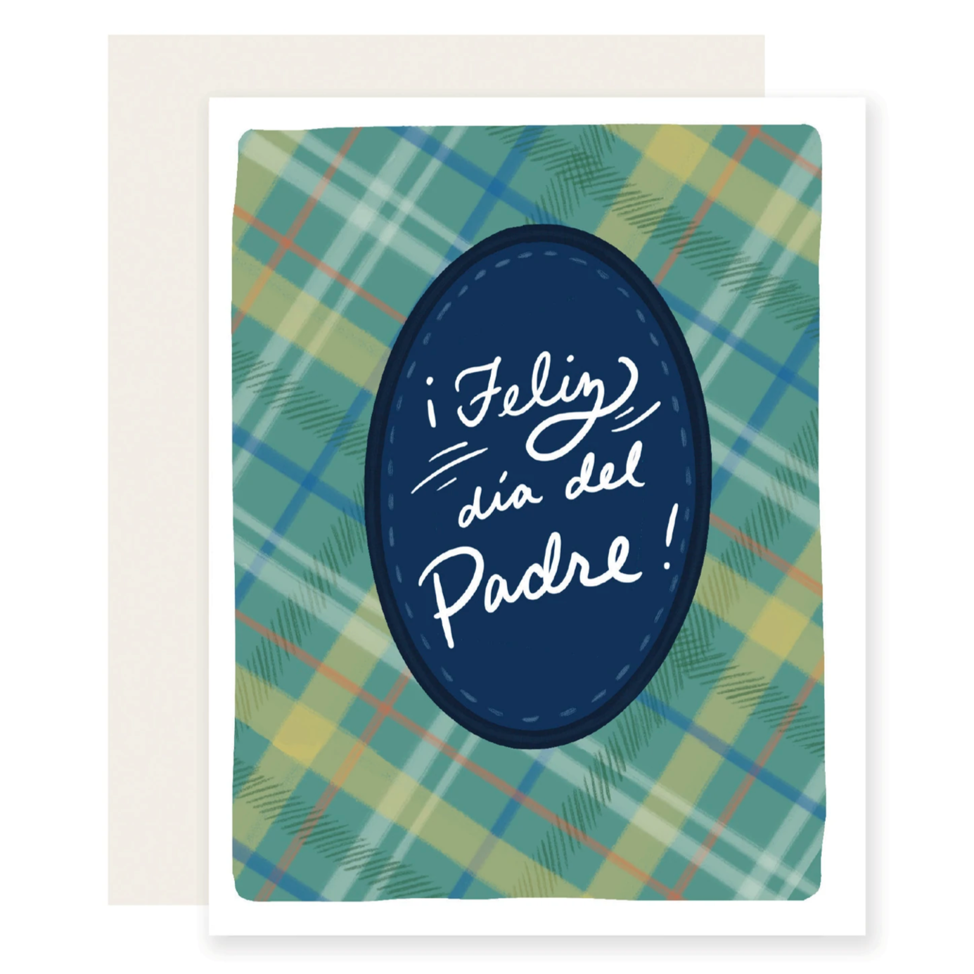 Plaid Feliz Padre - Spanish Card