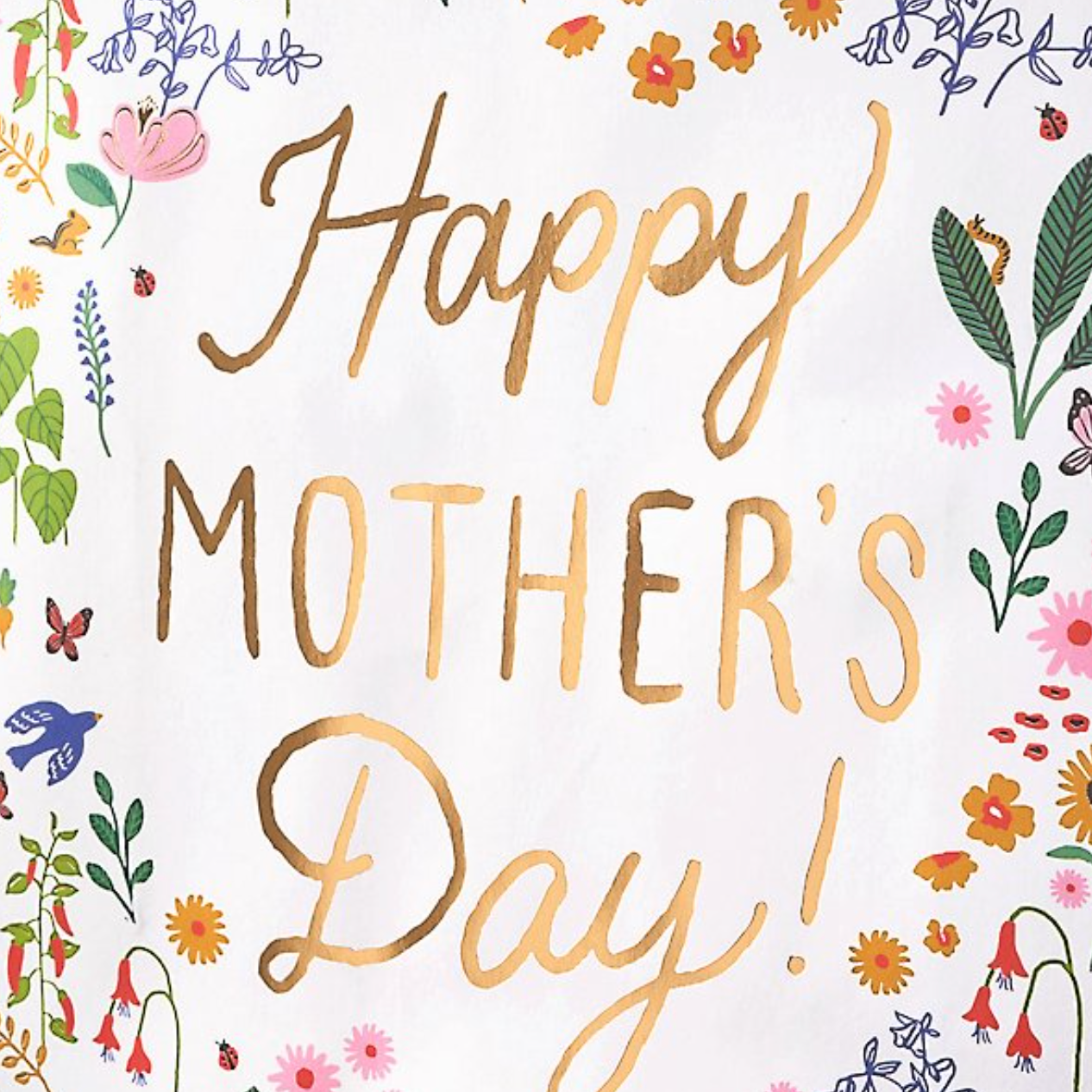 Mother's Day Floral Forest Gift Bag