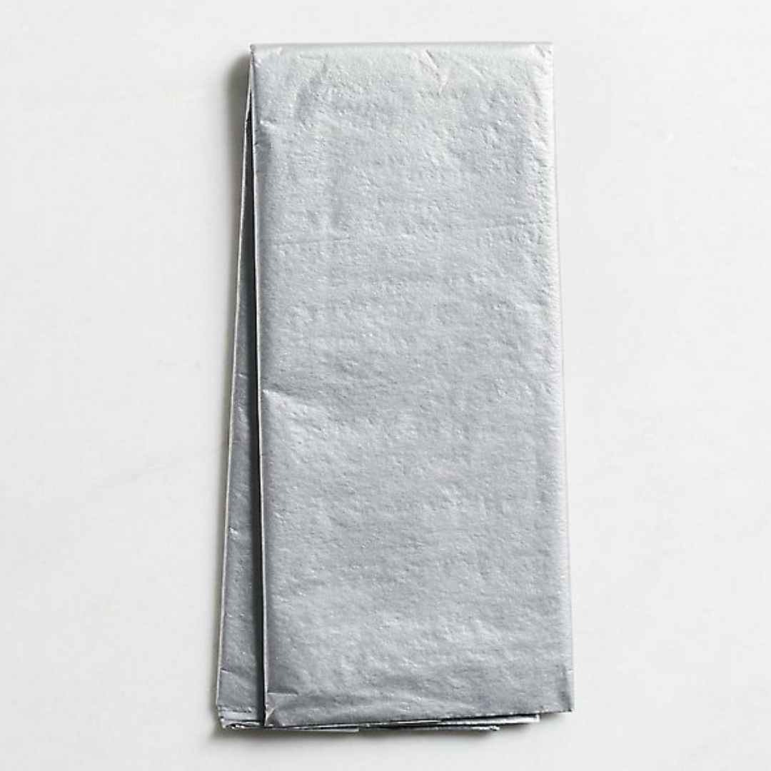 Metallic Silver Tissue Paper