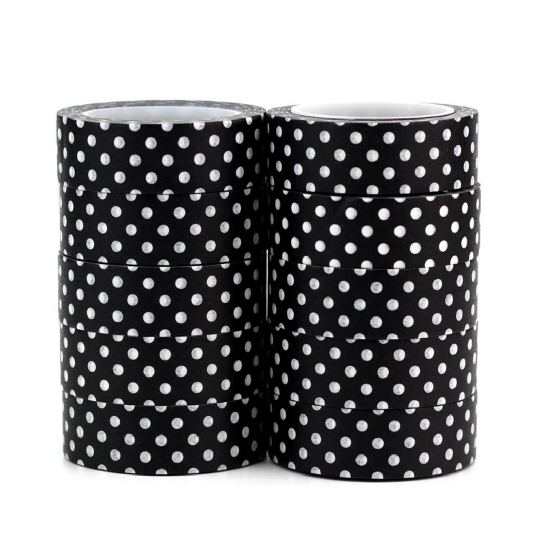 Black and White Dot Washi Tape