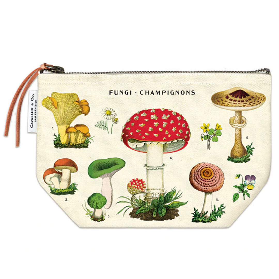 Mushrooms Vintage Pouch